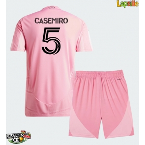 Inter Miami Casemiro #5 Kotipaita Lapsille 2026-27 Lyhythihainen (+ shortsit)